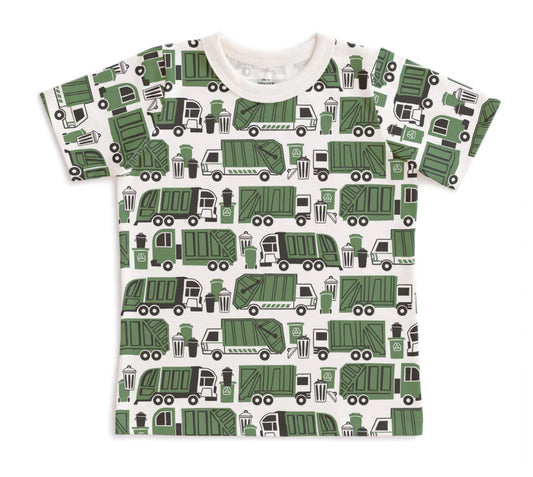 Tee Shirt SS - Garbage & Recycling Green