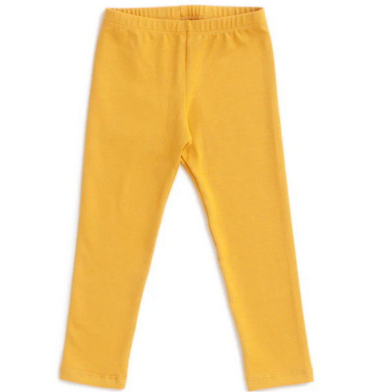 Baby Leggings - Solid Ochre