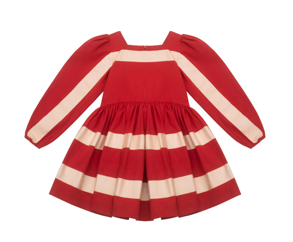 Put A Spin On It Dress - Glace Cherry