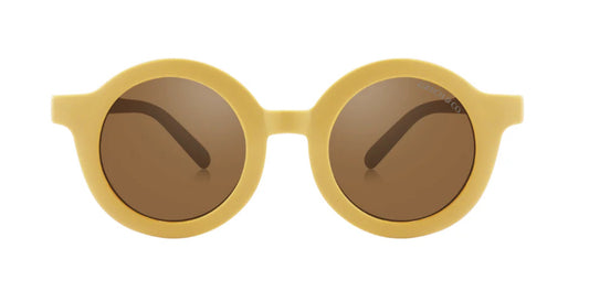 Original Round | Bendable & Polarized Sunglasses - Mellow Yellow