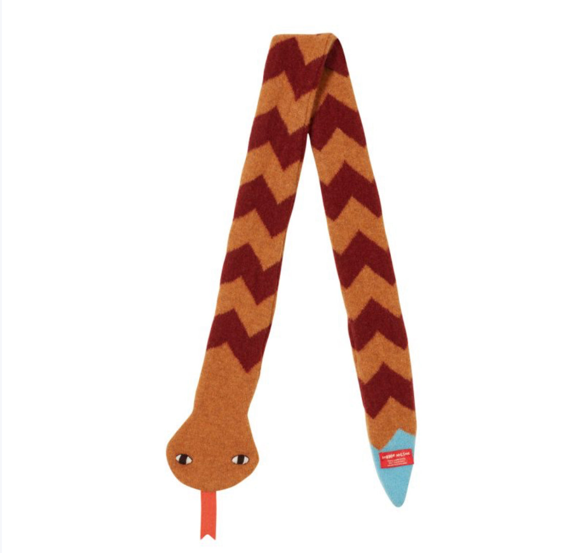 Snake Scarf (2/24) - Brown