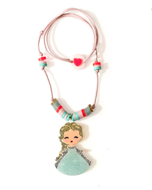 Necklace - Cute Doll Light Green Dress