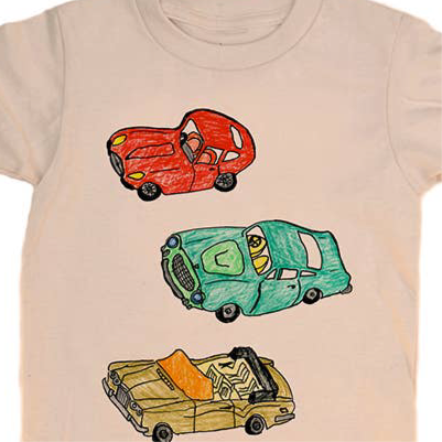 3 Cars - Kids Organic Tee