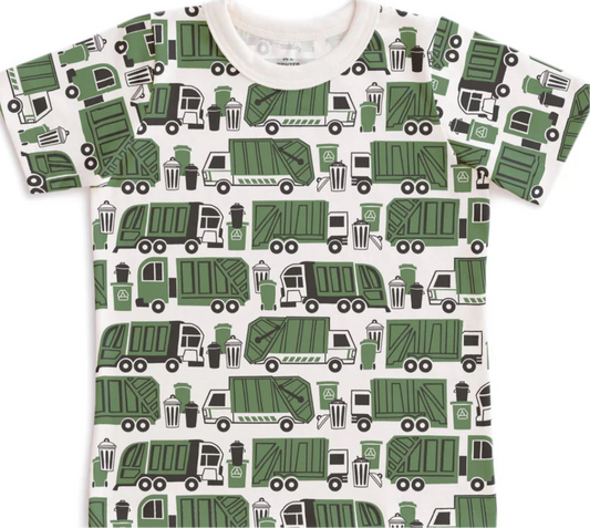Tee Shirt SS - Garbage & Recycling Green