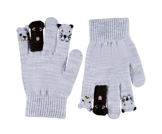 Gloves - Kaapo - Grey Melange - 4-10Y