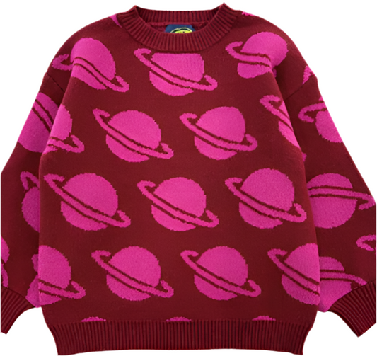 Sweater - Space Camp Maroon