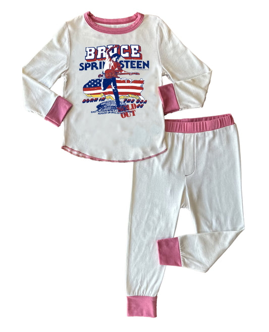 Bruce Springsteen Born in the USA Bamboo PJ - Pink