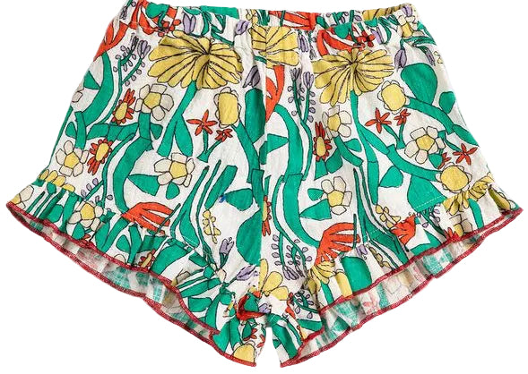 Color Herbalist All Over Woven Shorts