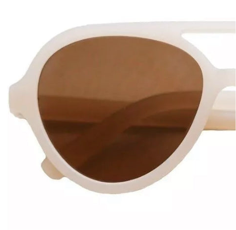Aviator | Polarized Sunglasses | Baby - Creamy White