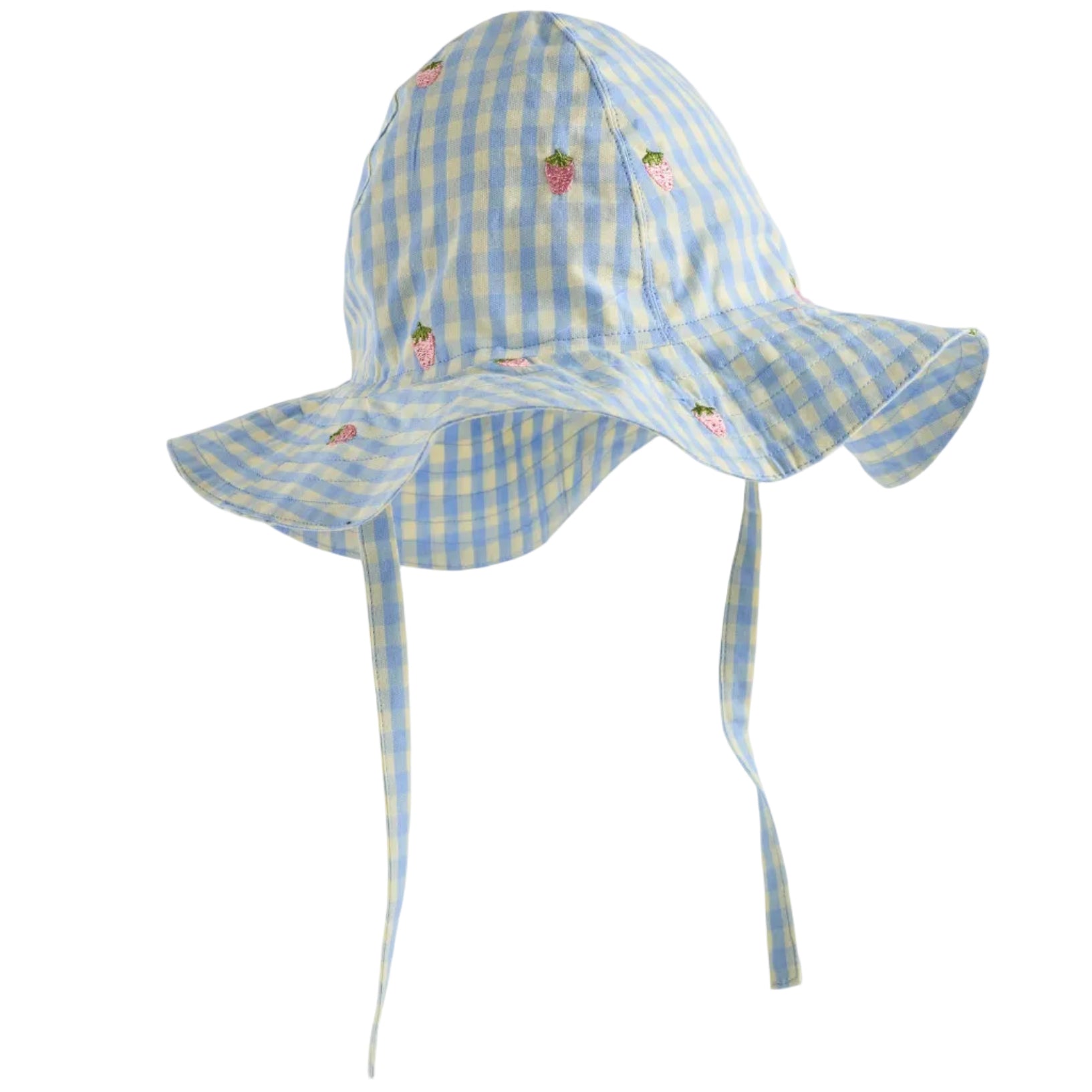 Mille Sun Hat - Sky Berry Gingham