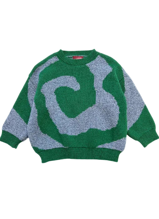 Swirl Sweater - Green