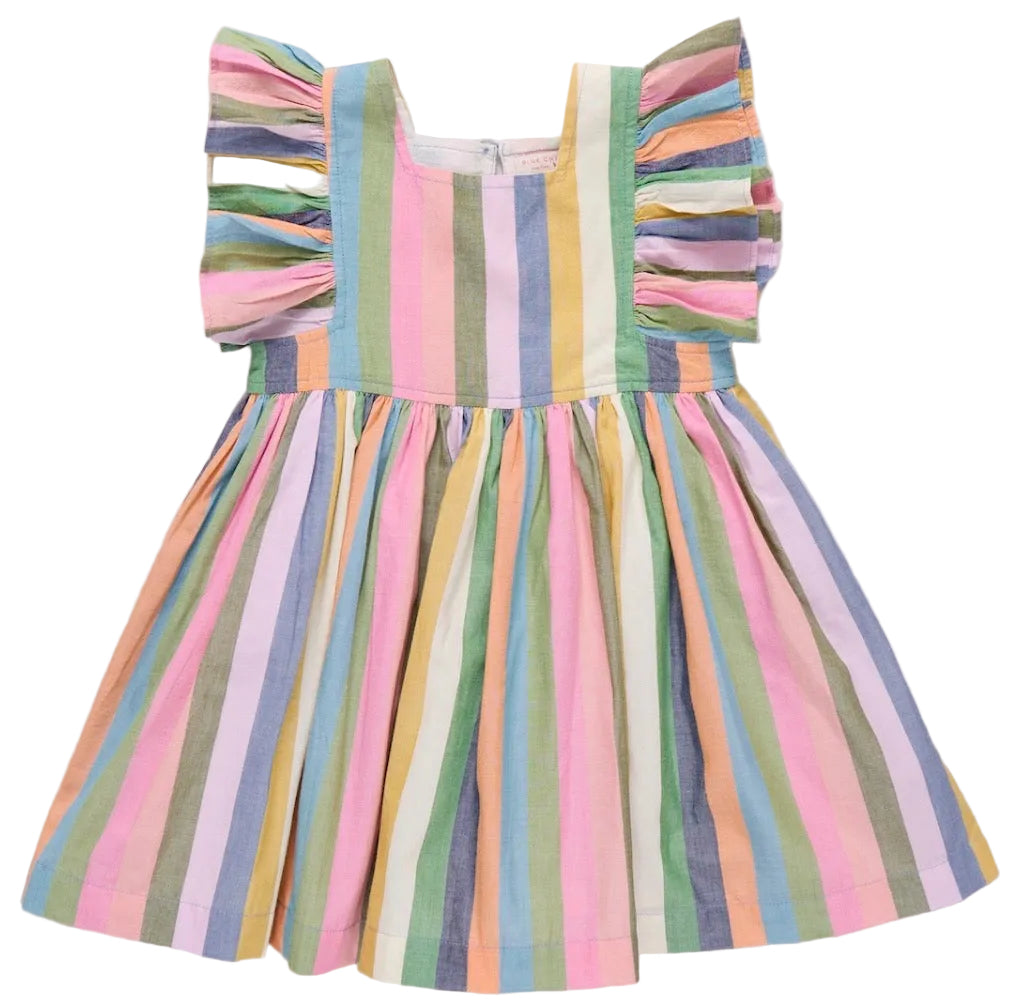 Elsie Dress - Parade Stripe