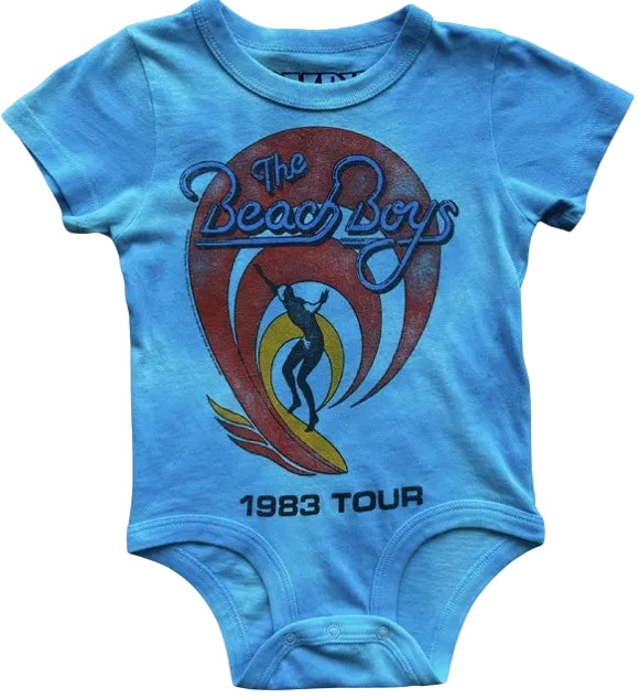 Beach Boys Tie Dye Wave SS Onesie