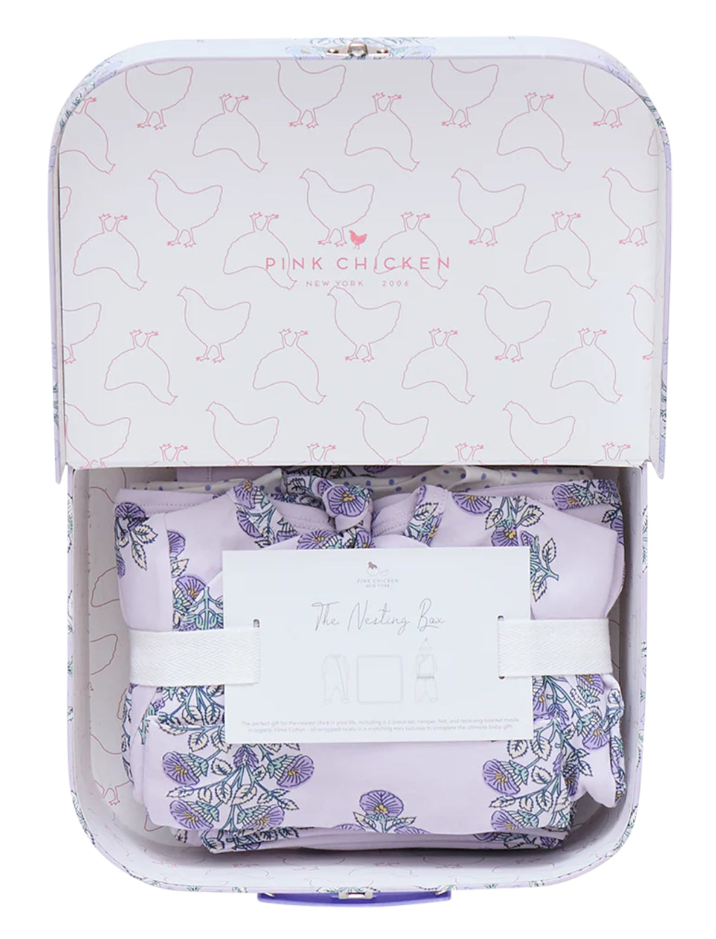 Nesting Box Baby Take Home Set - Lavender Bouquet