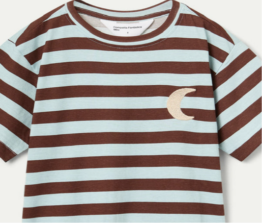 Stripes LS T-Shirt - Brown/Blue