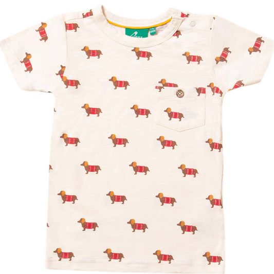 Cream Sausage Dogs SS T-Shirt
