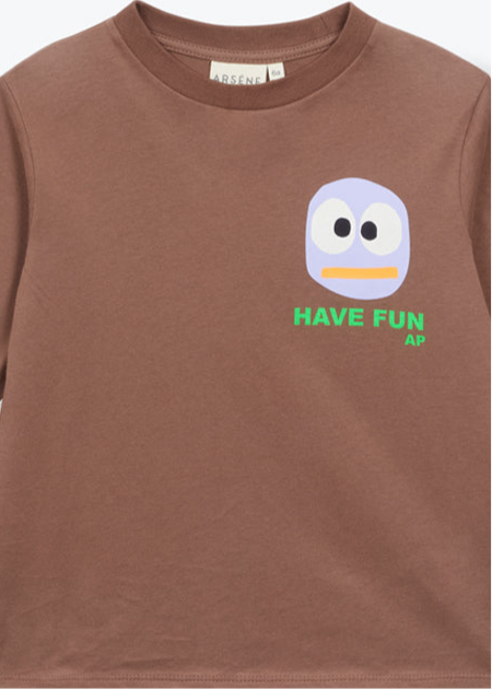 Tee Shirt - LS Smiley Fun