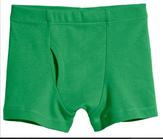 Boys Boxer Brief - Elf Green