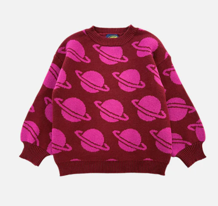 Sweater - Space Camp Maroon