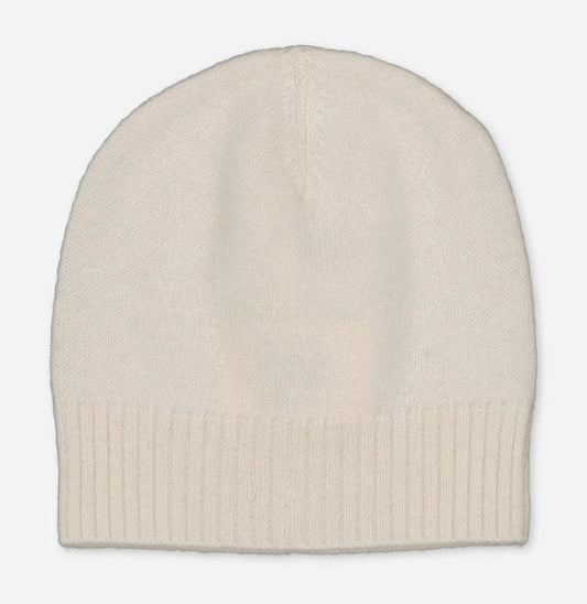 Cashmere Beanie - Ivory