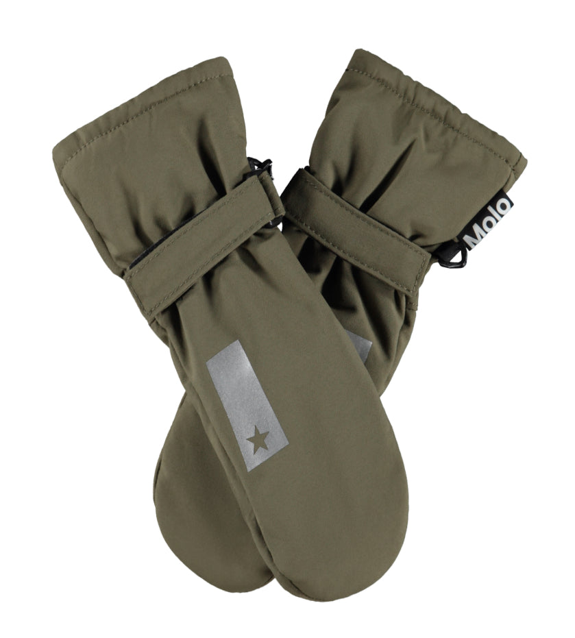 Mitzy Mittens - Bark Green