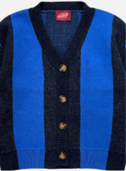 Stripe Cardigan - Blue