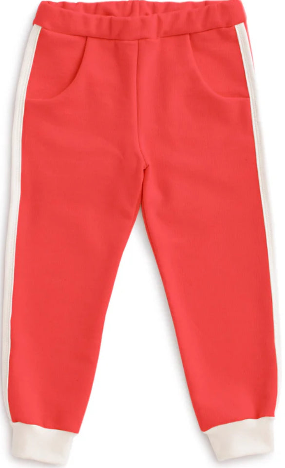 Track Pants - Solid Scarlet Red