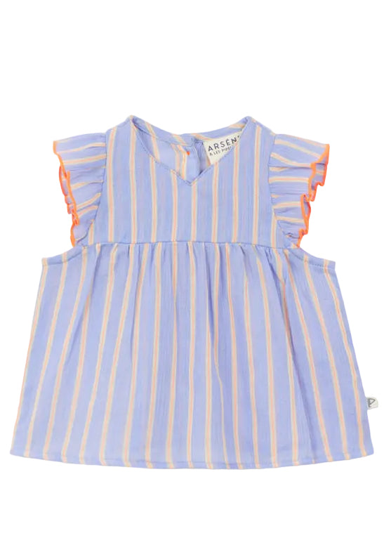 Shirt - Blouse Bebe Rayures Fluo - Lavande