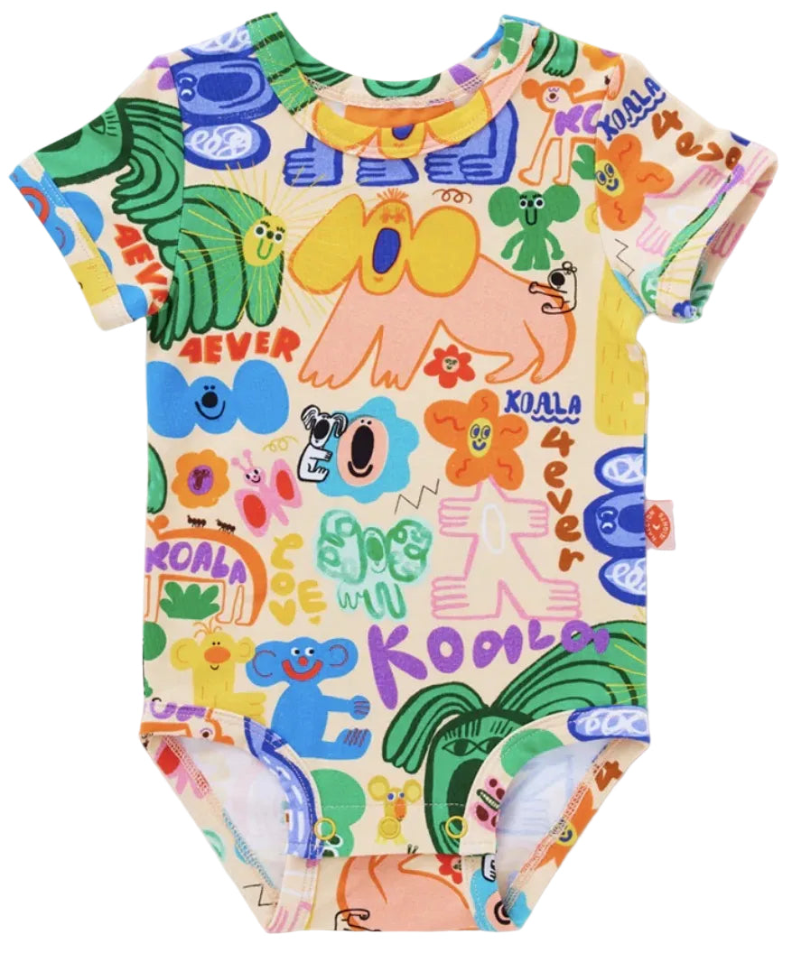 Short Sleeve Bodysuit - Koala 4Ever