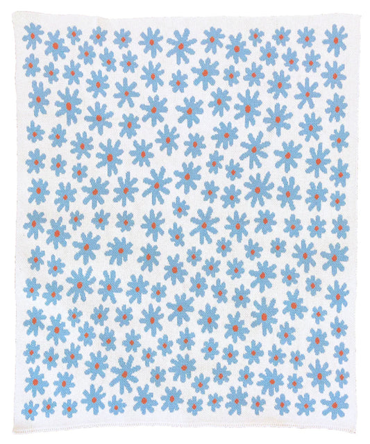 Starry Meadow Throw Blanket - Mist