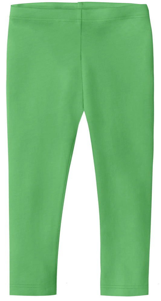 Cotton Capri Leggings - Elf Green