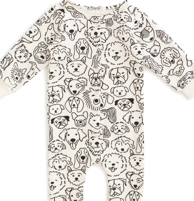 French Terry Jumpsuit - Dogs