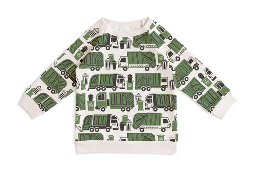 Sweatshirt - Garbage & Recycling Green