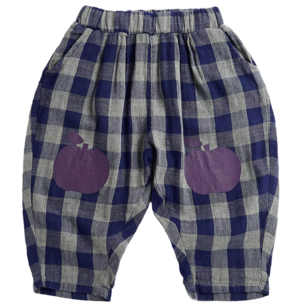 Barrel Leg Trouser - Blue Apple