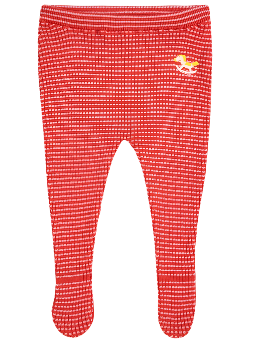 Rocking Horese Knitted Footed Leggings