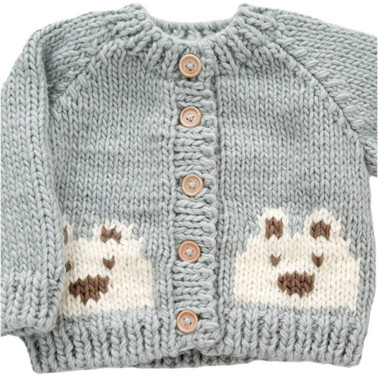 Bear Cardigan - Bowie Grey
