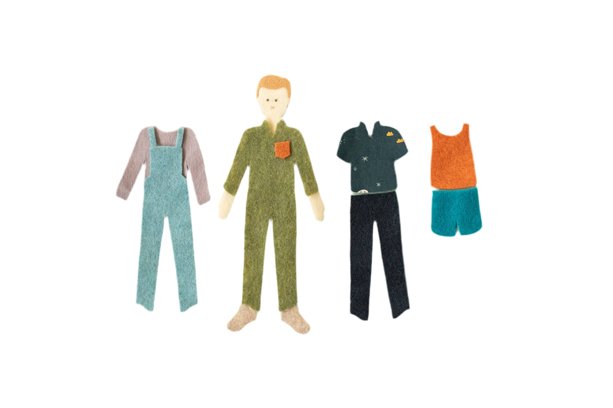 Felt Doll - Starter Boy in Honey