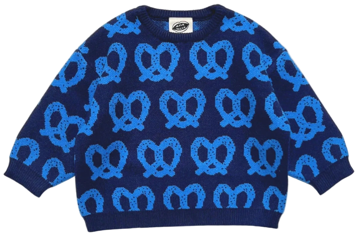 Pretzel Sweater - Blue