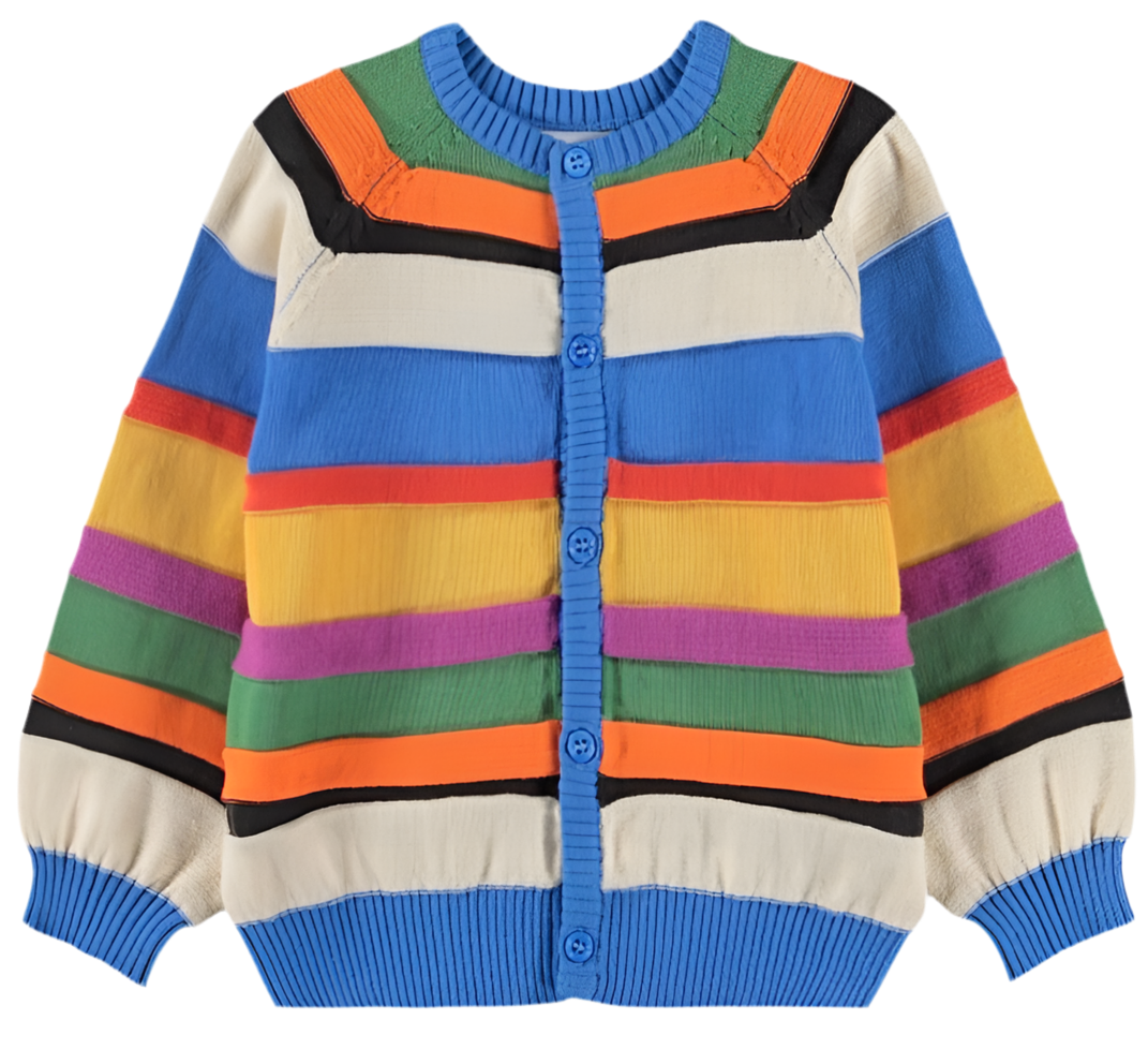 Brody Cardigan - Stripy Colors