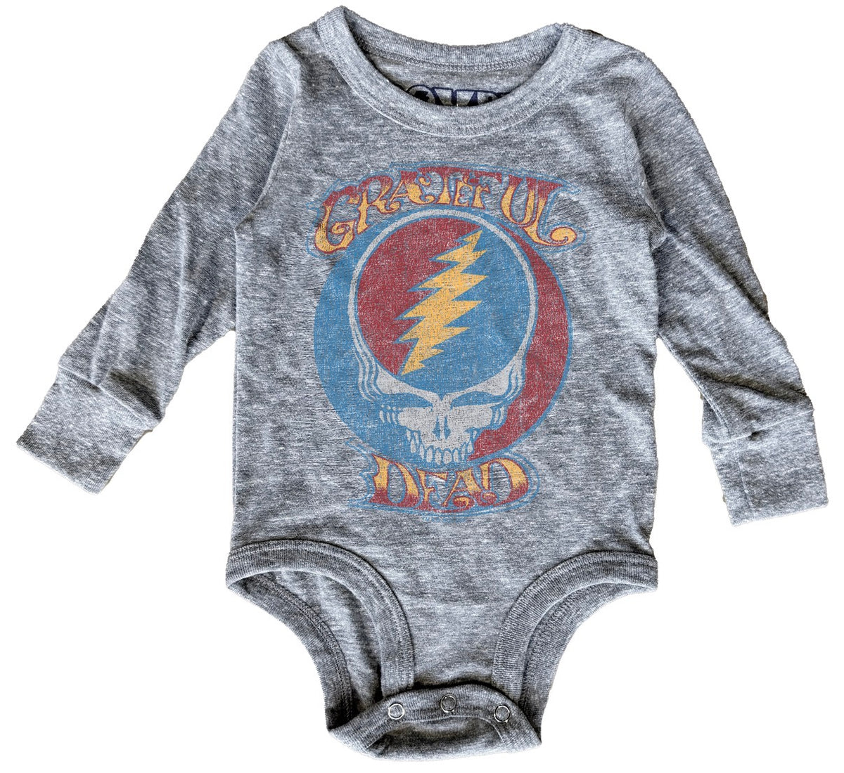 Grateful Dead SYF Classic Tri Grey LS Onesie