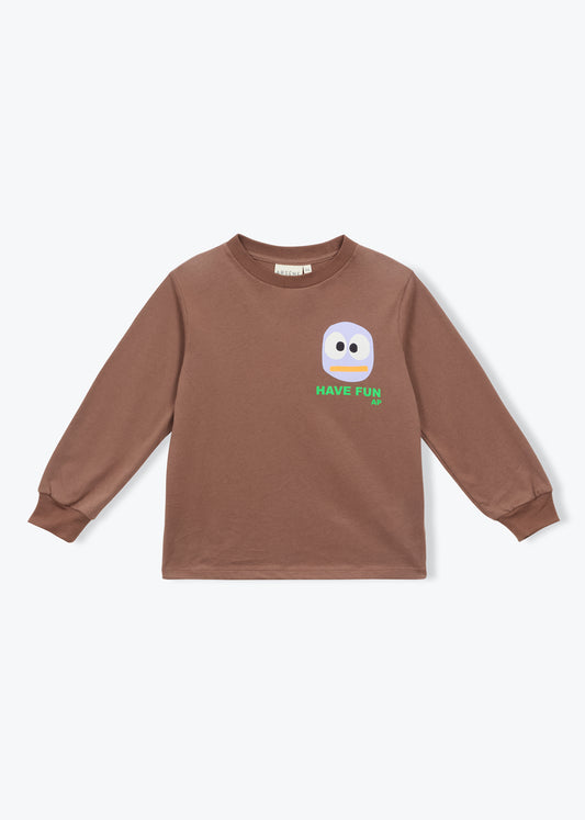 Tee Shirt - LS Smiley Fun