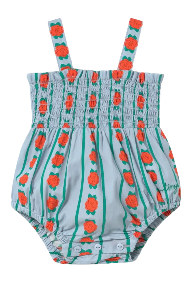 Rose Pattern Body Romper