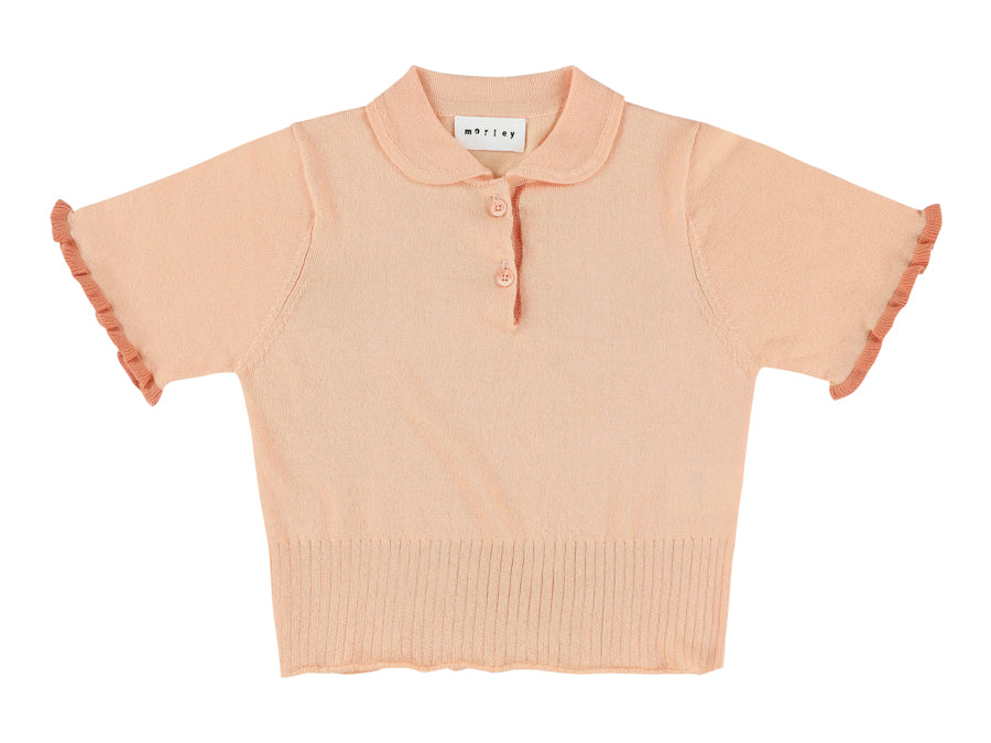 Xaby Knit Top - Salmon