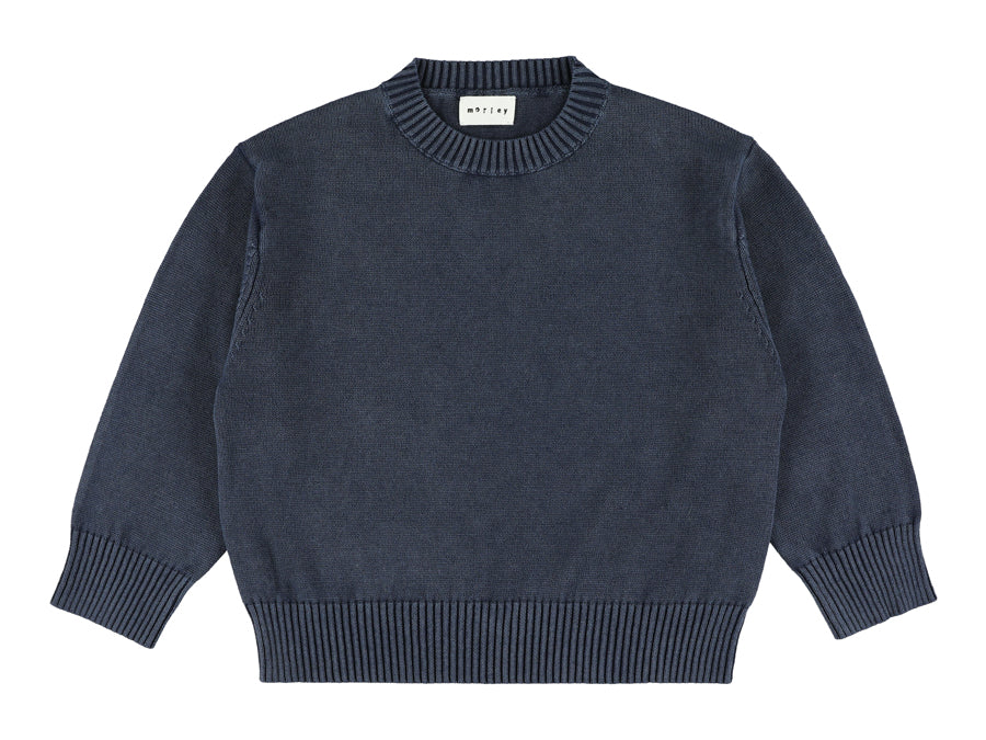 Yuri Cotton Sweater - Navy