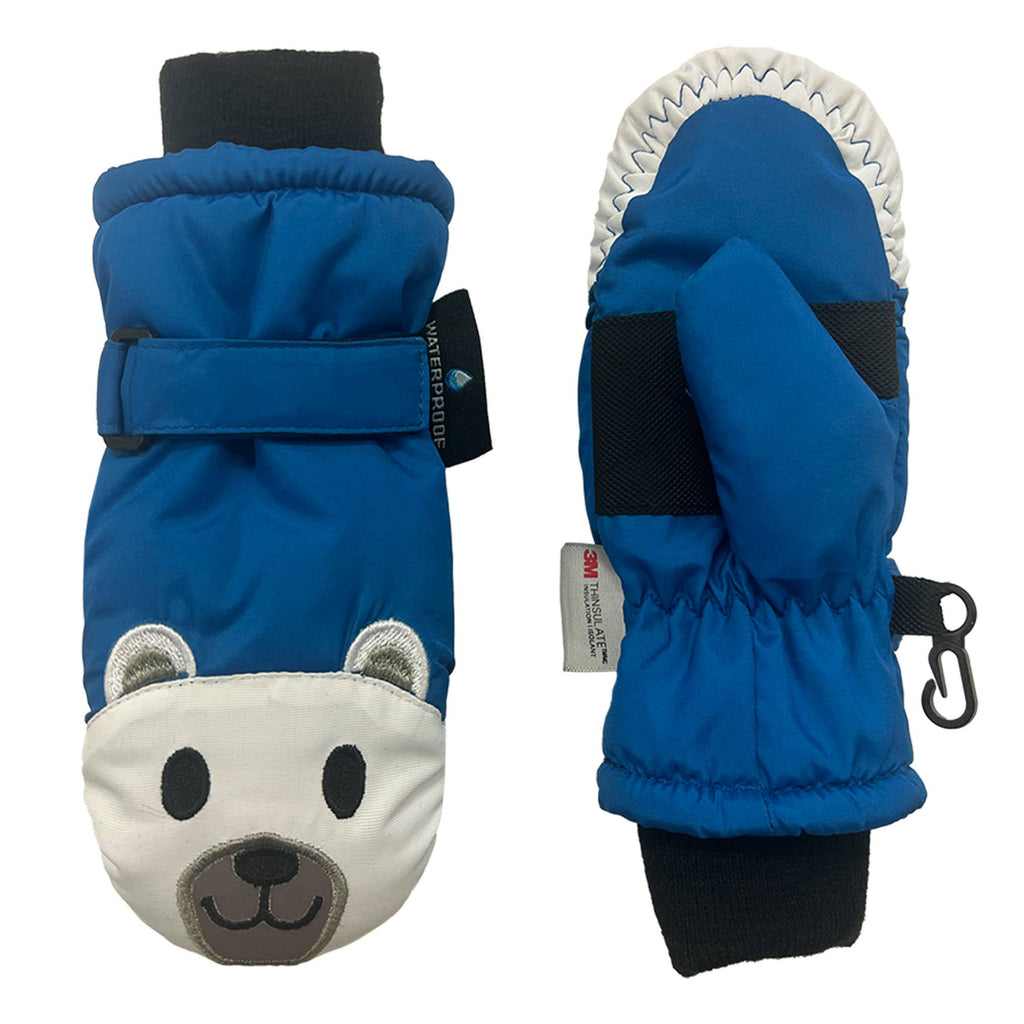 Critter Faces Ski Mittens - 2-4Y