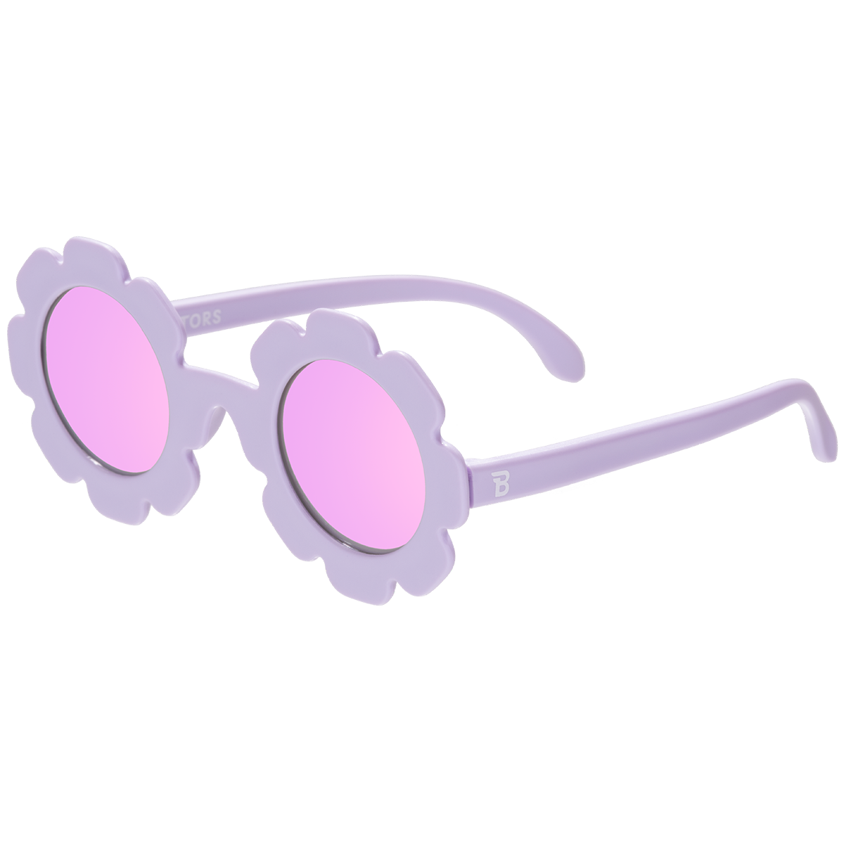 Sunglasses - Iris Polarized Flower Sunglasses with Mirrored Lens