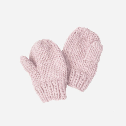 Classic Mittens, Baby Pink