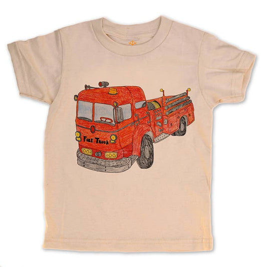 Fire Truck - Kids Organic Tee/Long Sleeve