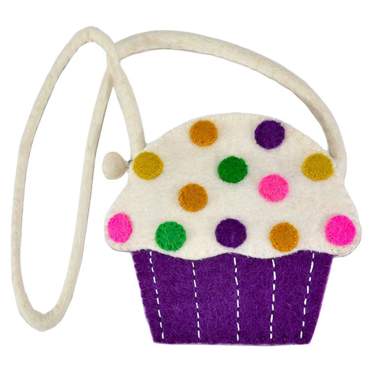 Felted Cupcake Hand Bag