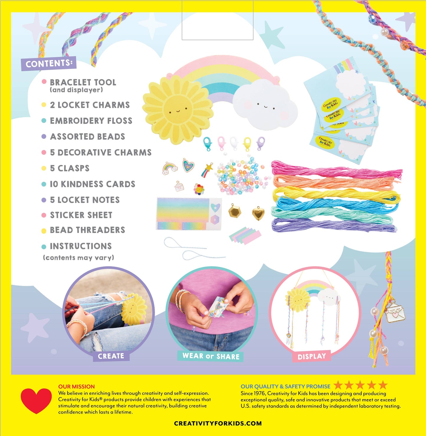 Friendship Bracelet Making Kit for Kids